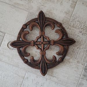 Aged Bronze Metal Trivet